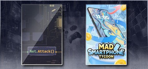 Net.Attack() - Code or Die! & Mad Smartphone Tycoon banner