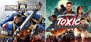 Warhammer 40,000: Space Marine 2 x Toxic Commando banner
