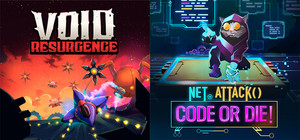 🚀 Void Resurgence x Net.Attack() - Code or Die! 🐈: Bullet Hell Madness banner