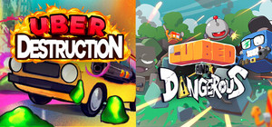 Uber Destruction x Cubed and Dangerous: Top-down Shooters banner