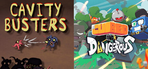 Cavity Busters x Cubed and Dangerous: Difficult Roguelikes banner