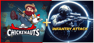 Chickenauts + Infantry Attack banner