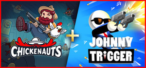 Chickenauts + Johnny Trigger banner