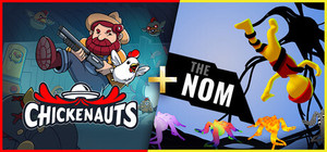 Chickenauts + The Nom banner