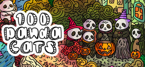 100 Panda Cats banner