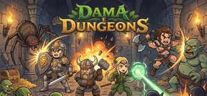 Dama e Dungeons: 2D banner