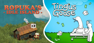 🪿 Tingus Goose 神经鹅 × Ropuka's Idle Island 青蛙的空之绿洲 🐸🏝️ banner