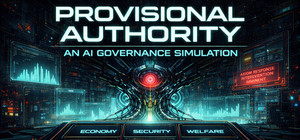 Provisional Authority: An AI Governance Simulation banner