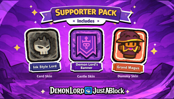 Demon Lord: Just a Block - Supporter Pack