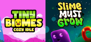 Slime Must Grow X Tiny Biomes: Cozy Idle banner