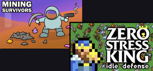 Zero Stress King: Idle Defense x Mining Survivors banner