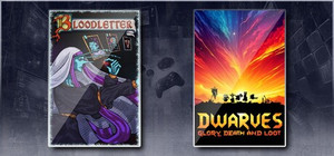 Dwarves: Glory, Death and Loot & BLOODLETTER banner