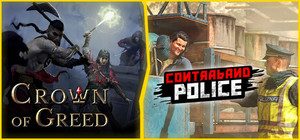 Crown of Greed and Contraband Police banner