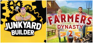 Farmer's Dynasty 2 x Junkyard Builder banner