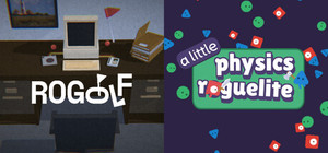 ROGOLF x A Little Physics Roguelike banner