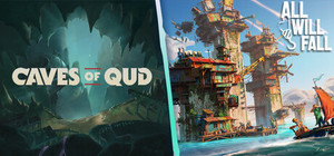 Caves of Qud x All Will Fall banner