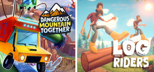 Log Riders & Dangerous Mountain Together banner