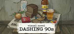 Visual novel: Dashing 90s banner