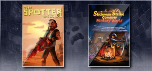 The Spotter: Dig or Die & Stickman Strikes: Conquer Fantasy World banner