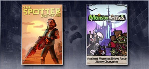 The Spotter: Dig or Die & Monster Battles: Autobattler banner