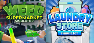 Weed Supermarket Simulator x Laundry Store Simulator banner