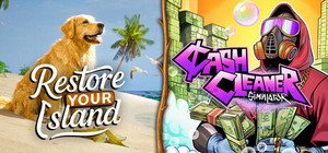 Restore Your Island + Cash Cleaner Simulator banner