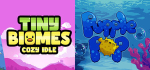 Pupple Pop X Tiny Biomes: Cozy Idle banner