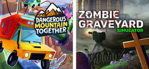 Zombie Graveyard Simulator & Dangerous Mountain Together banner