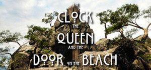 The Clock the Queen and the Door on the Beach banner