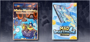 Whisker Wanderlust: Unwritten Chapter & Mad Smartphone Tycoon banner