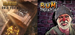 Bum Simulator and Alaska Gold Fever banner