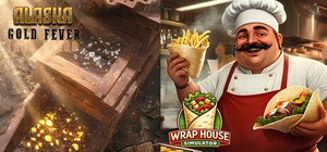 Wrap House Simulator🌯 & Alaska Gold Fever banner