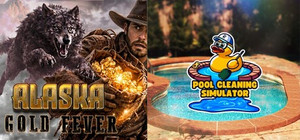 Pool Cleaning Simulator & Alaska Gold Fever banner