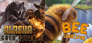 Bee Simulator & Alaska Gold Fever banner
