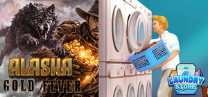 Laundry Store Simulator & Alaska Gold Fever banner