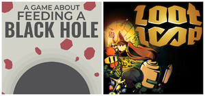 A Game About Feeding A Black Hole X Loot Loop banner