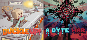 A Byte War & Buckle Up banner
