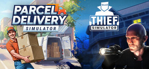 Parcel Delivery Simulator and Thief Simulator banner