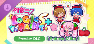 Hatsune Miku Logic Paint S+ Sakura Miku banner