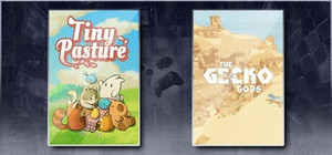 Tiny Pasture & Gecko Gods banner