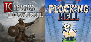 King's Downfall × Flocking Hell: Tile-Based Strategy banner