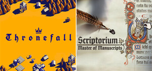 Scriptorium x Thronefall banner