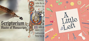 A Little to the Left x Scriptorium banner