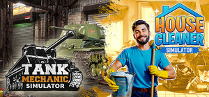 House Cleaner Simulator + Tank Mechanic Simulator banner