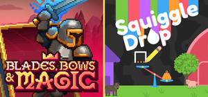 Blades, Bows & Magic + Squiggle Drop banner