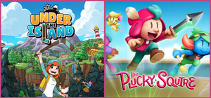 Under The Island x The Plucky Squire banner