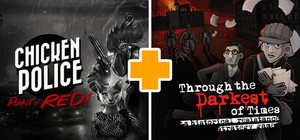 Chicken Police - Paint it RED! + Through The Darkest Of Times banner