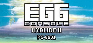 EGGCONSOLE HYDLIDE II PC-8801 banner