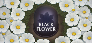 Black Flower banner
