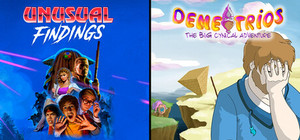 Unusual Findings x Demetrios - The BIG Cynical Adventure banner